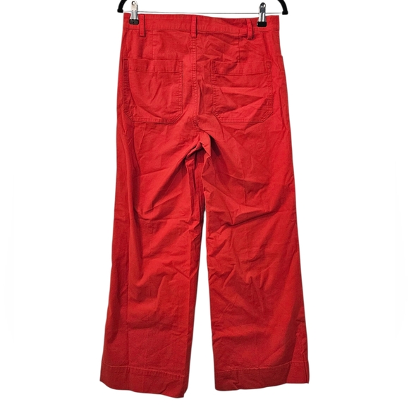 NWT J.Crew Factory High-rise Wide-leg Cropped Pant Size 27 - Picture 8 of 9